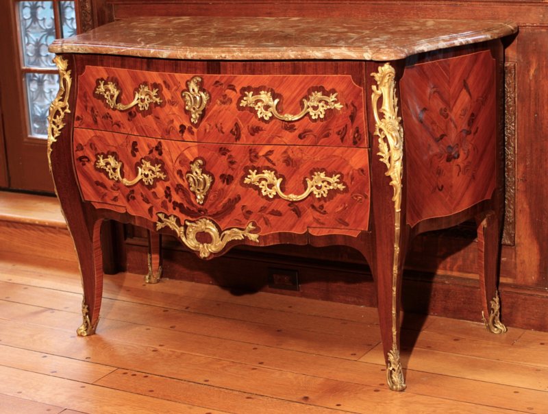  Louis XV bois de bout commode by Jacques Dautriche