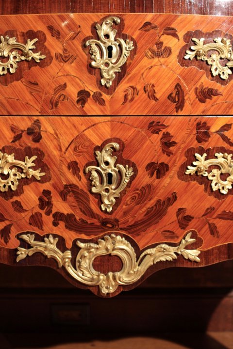  Louis XV bois de bout commode by Jacques Dautriche