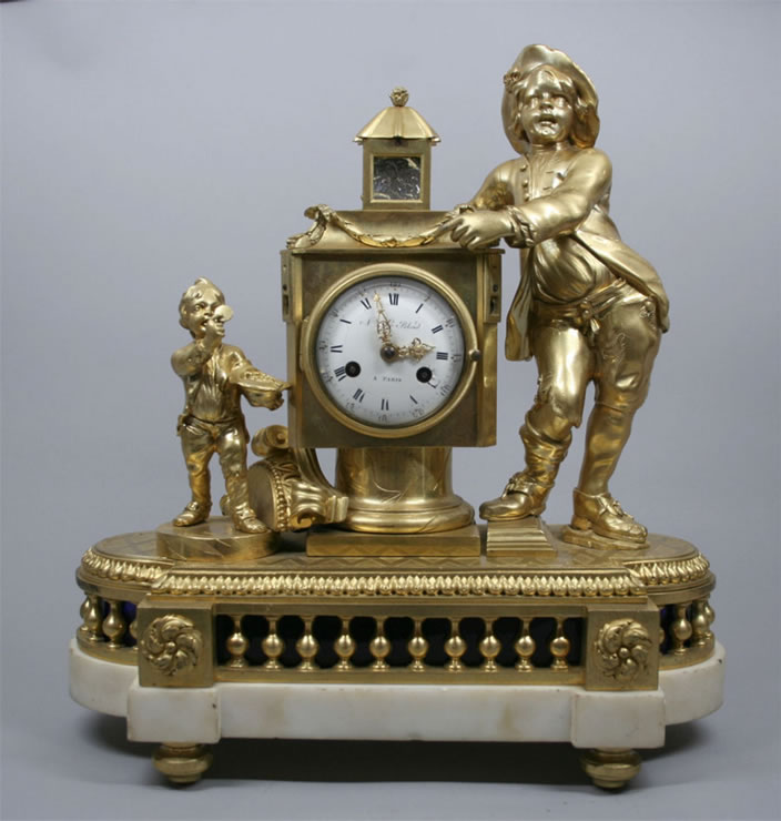 Louis XVI mantel clock