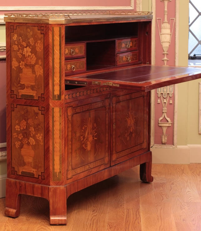 Louis XVI marquetry secretaire signed by Pierre Macret