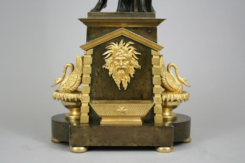 Bronze sculpture of the Vnus Callipyge on an Empire ormolu and bronze base