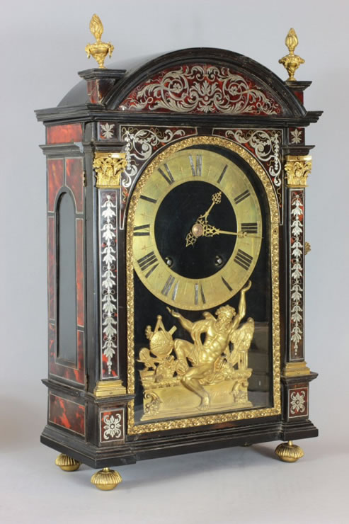 A Louis XIV period pendule religieuse clock  attributed to Andre-Charles Boulle