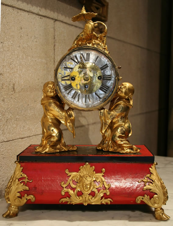 Louis XV Chinoiserie clock