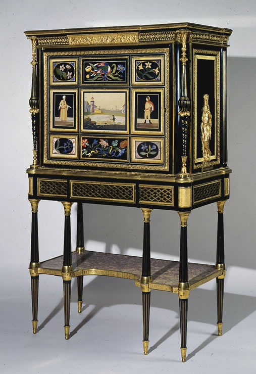  Louis XVI cabinet-secretaire by Adam Weisweiler