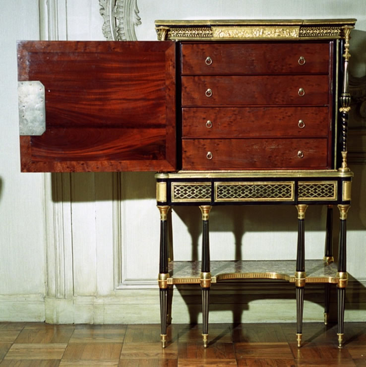  Louis XVI cabinet-secretaire by Adam Weisweiler