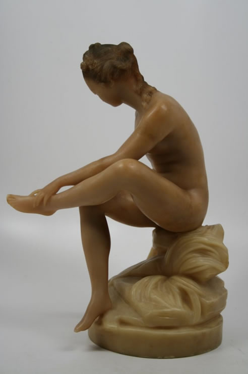 Wax statuette by Broche