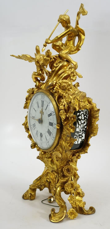 Louis XV repeater table clock