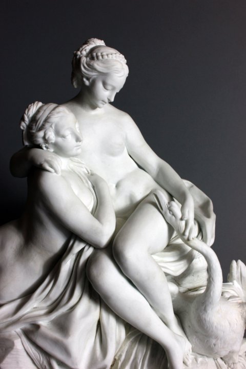 Sevres biscuit figure of Leda by Falconet