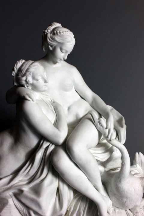 Sevres biscuit figure of Leda by Falconet