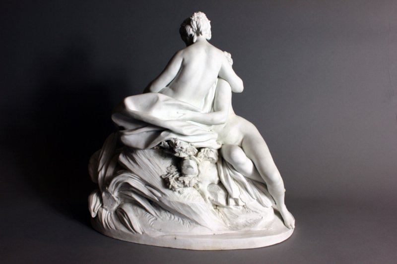 Sevres biscuit figure of Leda by Falconet