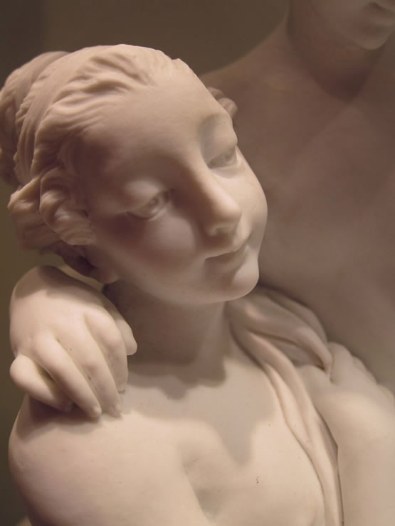 Sevres biscuit figure of Leda by Falconet