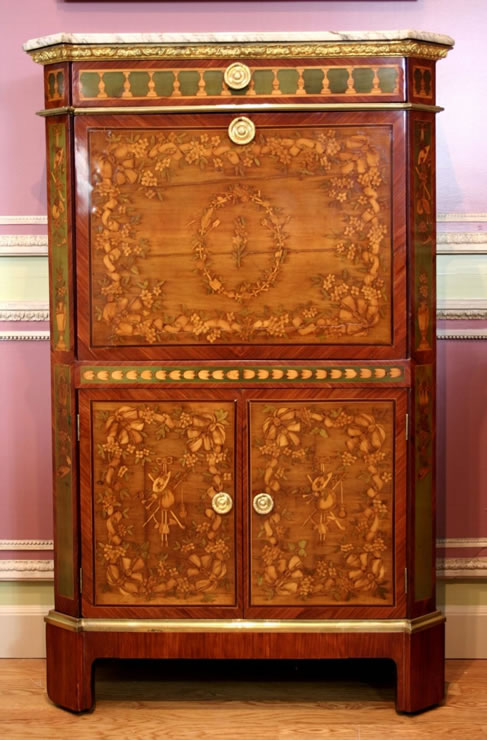 Louis XVI secretaire signed Evald