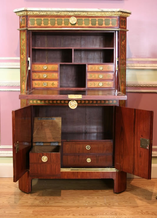 Louis XVI secretaire signed Evald