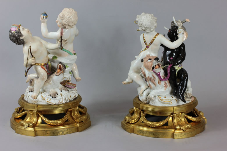 Pair Meissen 