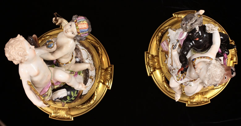 Pair Meissen 