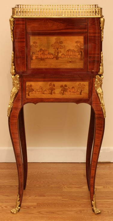 Louis XV/XVI jewel cabinet by Pierre Roussel
