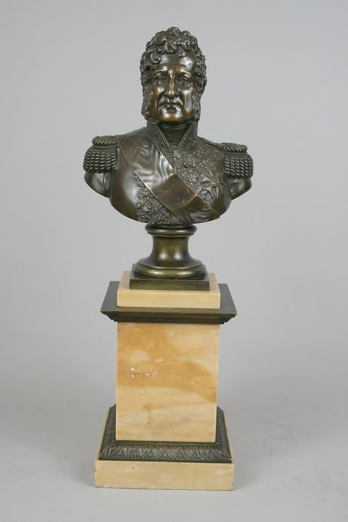 Bronze bust of Louis Philippe