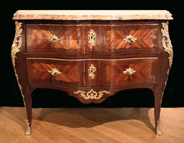 Louis XV commode signed C LEBESGUE 