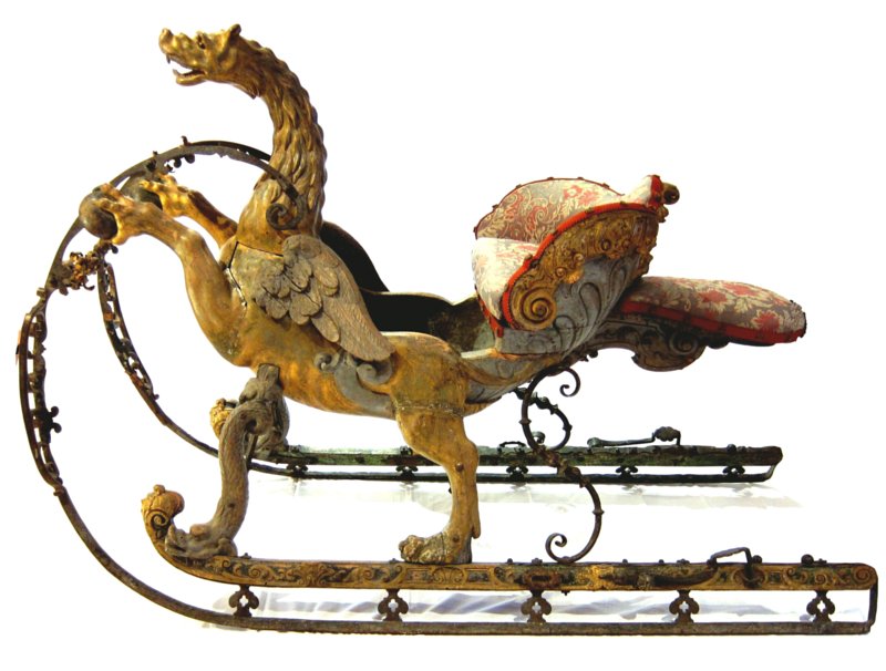 Baroque sleigh designed by Berain 