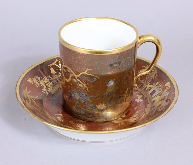 Sevres Chinoiserie cup and saucer Louis XVI and Empire