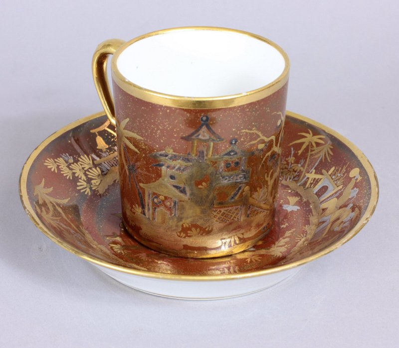 Sevres Chinoiserie cup and saucer Louis XVI and Empire