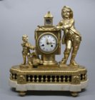 Louis XVI mantel clock