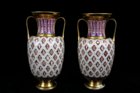 Pair very rare Svres Empire vases trusques