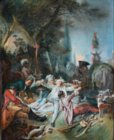 Le Repas de Chasse, a painting by Francois Boucher