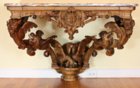 Regence carved linden console by BERNARD TORO