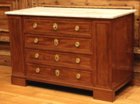 Louis XVI Mahogany commode-secretaire