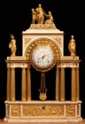 Louis XVI clock honoring Henri IV