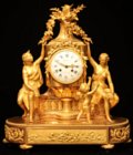 Louis XVI ormolu mantel clock by Lepine