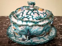 Mombaers faience cabbage-form tureen