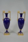 Pair Sevres Vases Fuseau