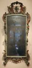 Italian rococo painted mirror