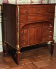 David Roentgen mahogany secretaire-cabinet