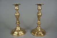 Pair of Early Louis XV Ormolu candlesticks
