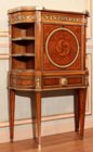 Secrtaire en cabinet signed Lacroix - oak drawers